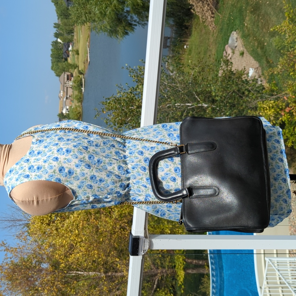 Vintage Coach Slim Satchel Large 9430 black